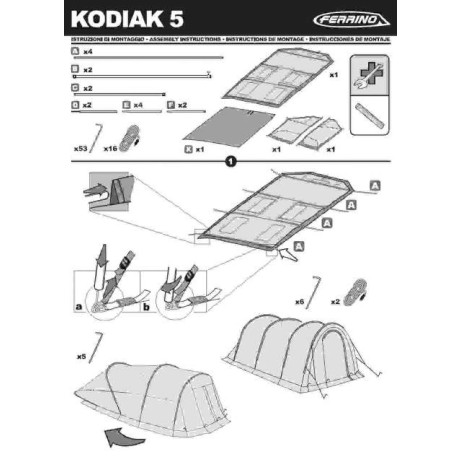Палатка KODIAK 5 ALU