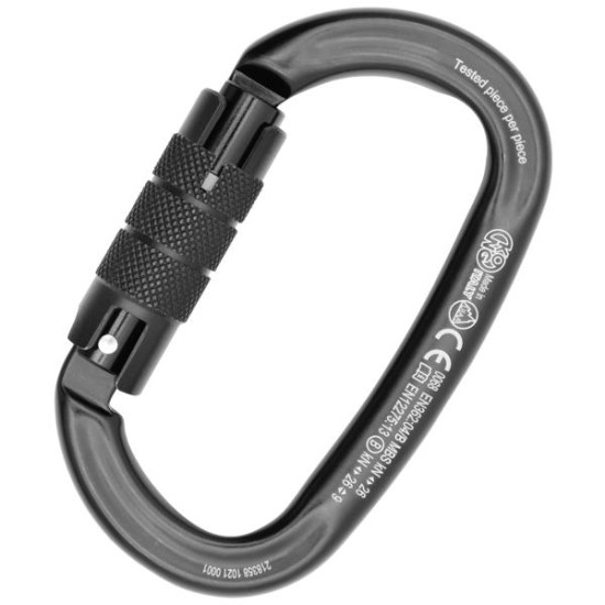 Карабинер ОВАЛ OVALONE ALU TWIST LOCK