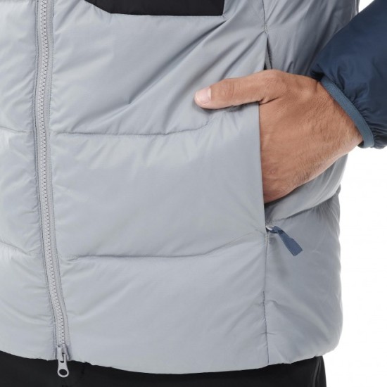 Яке пух ABRASION BELAY HOODIE - сиво