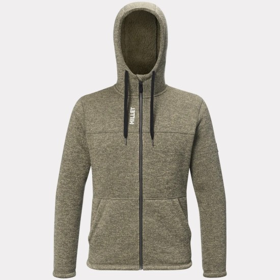 Полар CHAMONIX KNITWARM сиво-зелен