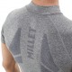 Тениска LTK SEAMLESS LIGHT ZIP - сива