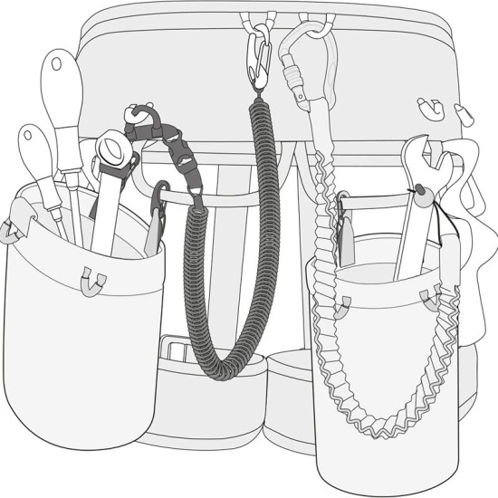 Торба за инструменти Tool bucket bag
