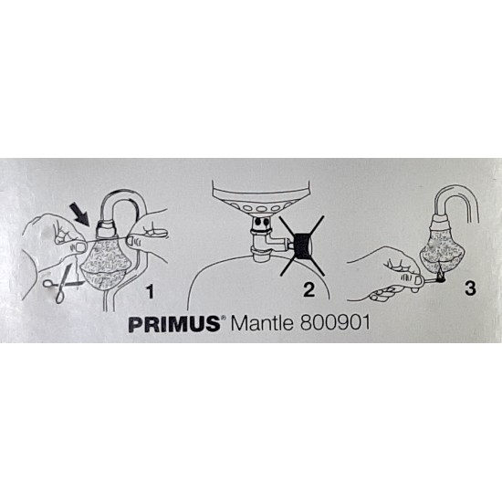 Чорапче за фенер PRIMUS с огъната горелка