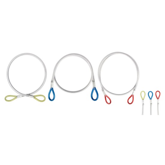 Осигурител стоманен STEEL LANYARD "I" 100 см