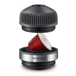 Nanopresso + Адаптер за Nespresso капсули + Капсули – Преносима портативна машина за еспресо